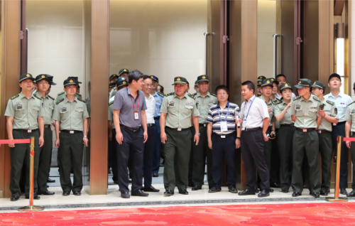 馬濤視察武漢軍運(yùn)會(huì)開閉幕式籌備工作(圖1)